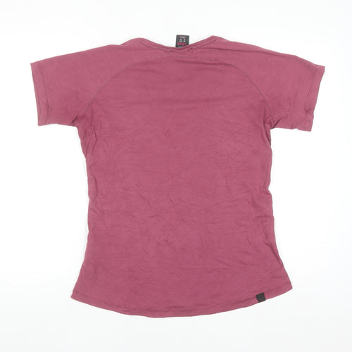 Rab Womens Purple Short Sleeve Crew Neck Outdoor T-Shirt UK 12