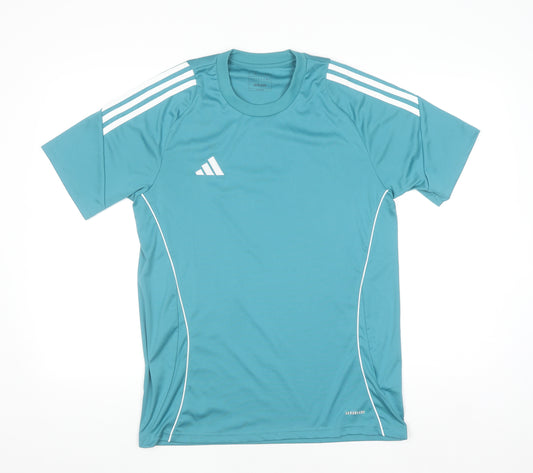 Adidas Men Blue Slim Fit Aeroready Sports T-Shirt Size M
