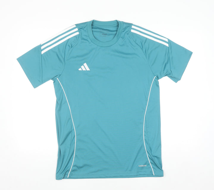 Adidas Men Blue Slim Fit Aeroready Sports T-Shirt Size M