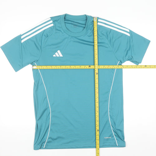 Adidas Men Blue Slim Fit Aeroready Sports T-Shirt Size M