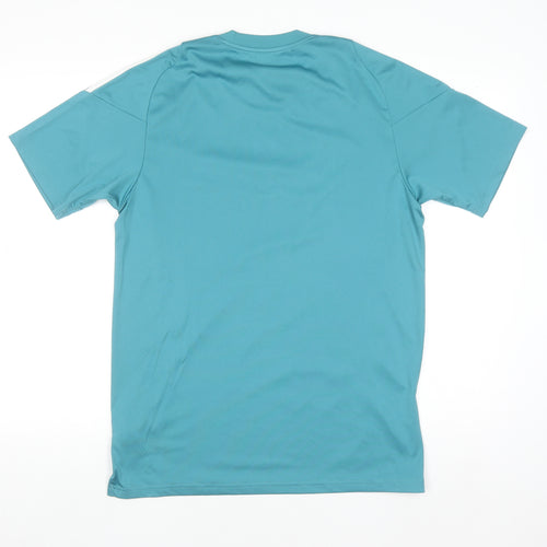 Adidas Men Blue Slim Fit Aeroready Sports T-Shirt Size M