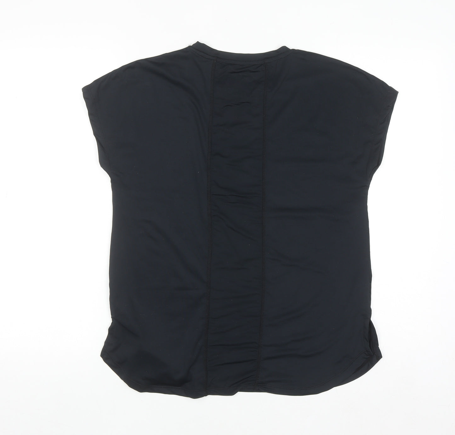 Dunnes Stores Womens Black XS Basic Short Sleeve Stretch T-Shirt