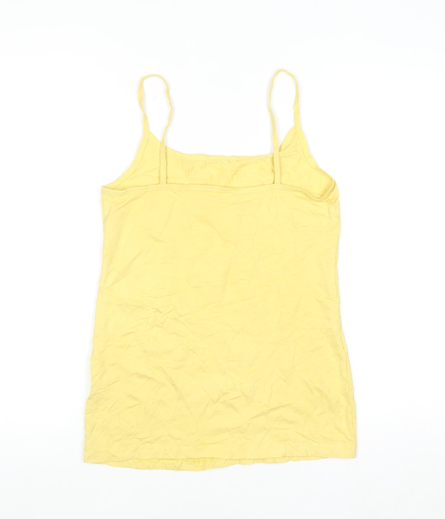 Papaya Women's Yellow Camisole Tank Top Size 12 Cotton Blend