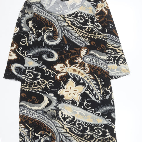 Roman Women’s Multicoloured Paisley Shift Dress Size 16