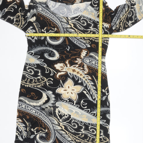 Roman Women’s Multicoloured Paisley Shift Dress Size 16