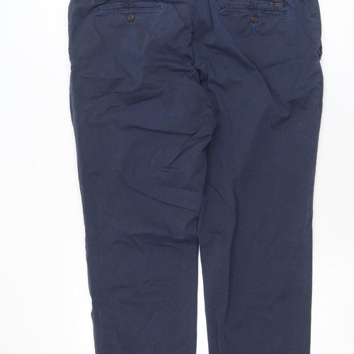 Paul Costelloe Men Blue Straight Fit Jeans 36W 31L Stretch Comfort