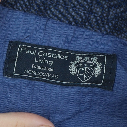 Paul Costelloe Men Blue Straight Fit Jeans 36W 31L Stretch Comfort