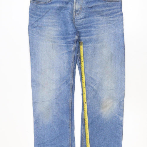 Denim Co. Men's Blue Straight Leg Jeans W32 L32 Regular Fit