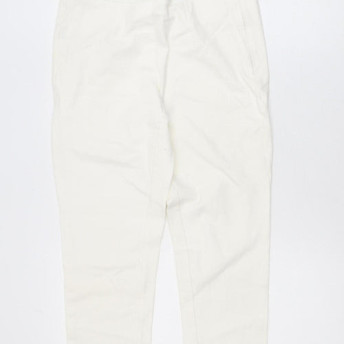 Dunnes Women’s Ivory Cropped Slim Fit Stretch Jeans Size 10
