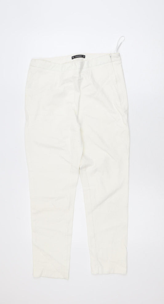 Dunnes Women’s Ivory Cropped Slim Fit Stretch Jeans Size 10