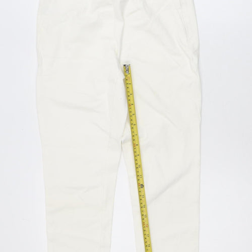 Dunnes Women’s Ivory Cropped Slim Fit Stretch Jeans Size 10