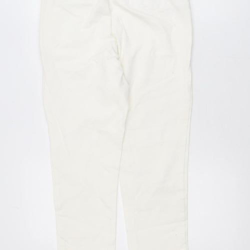 Dunnes Women’s Ivory Cropped Slim Fit Stretch Jeans Size 10