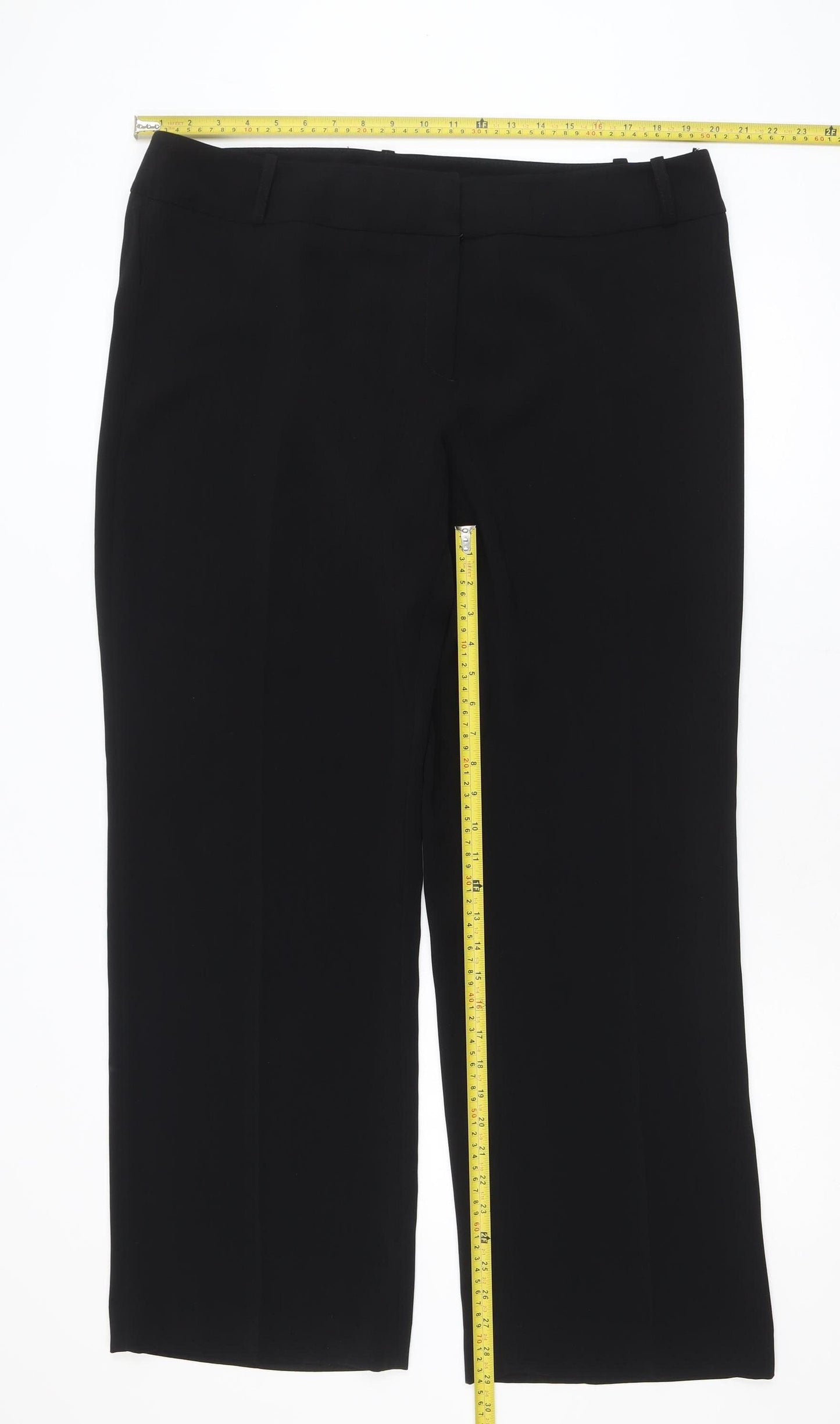 Dunnes Stores Womens Black Regular Fit Dress Pants Size 20