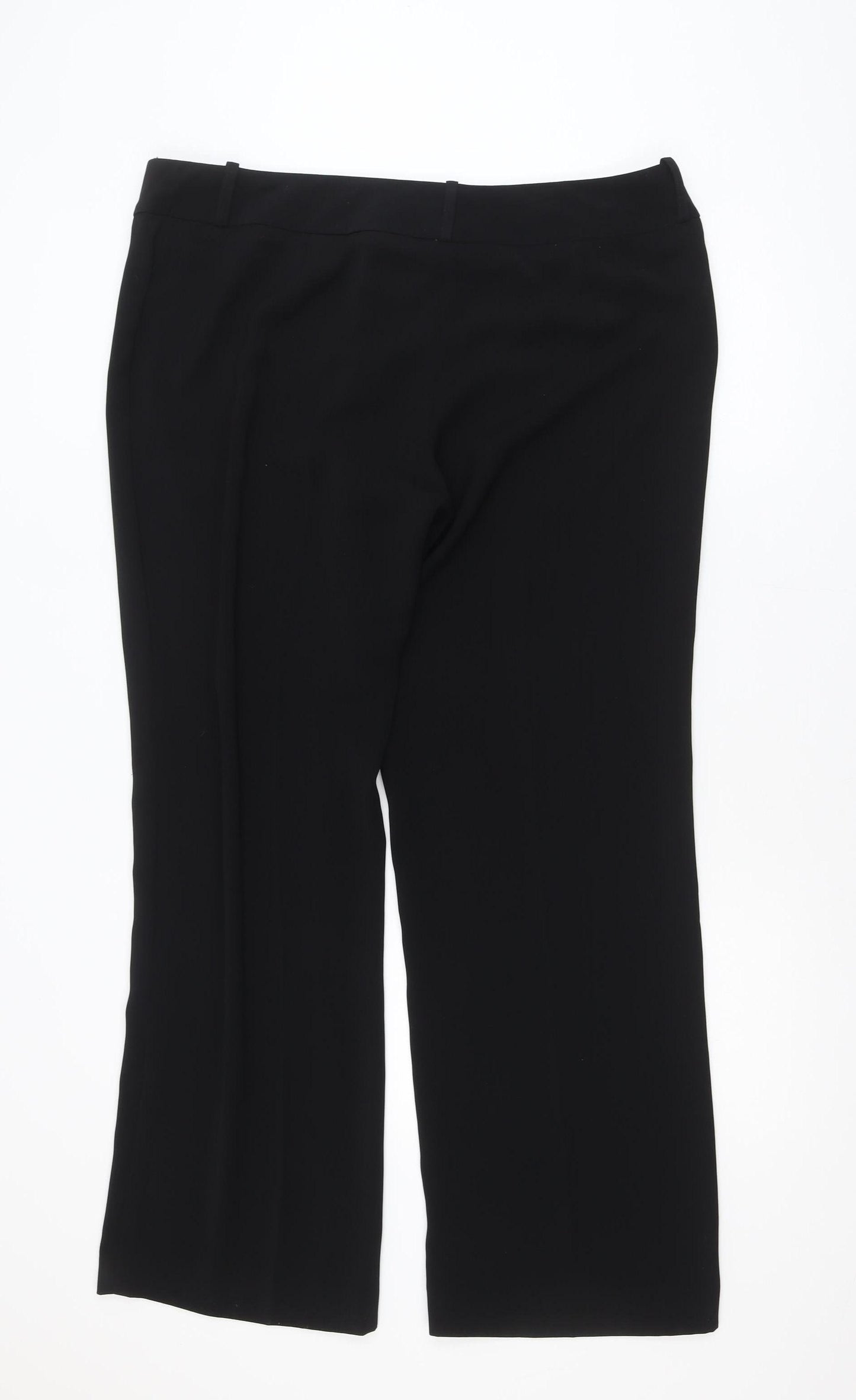 Dunnes Stores Womens Black Regular Fit Dress Pants Size 20