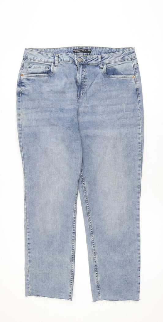 Dunnes Stores Women’s Blue Size 16 High Rise Slim Jeans