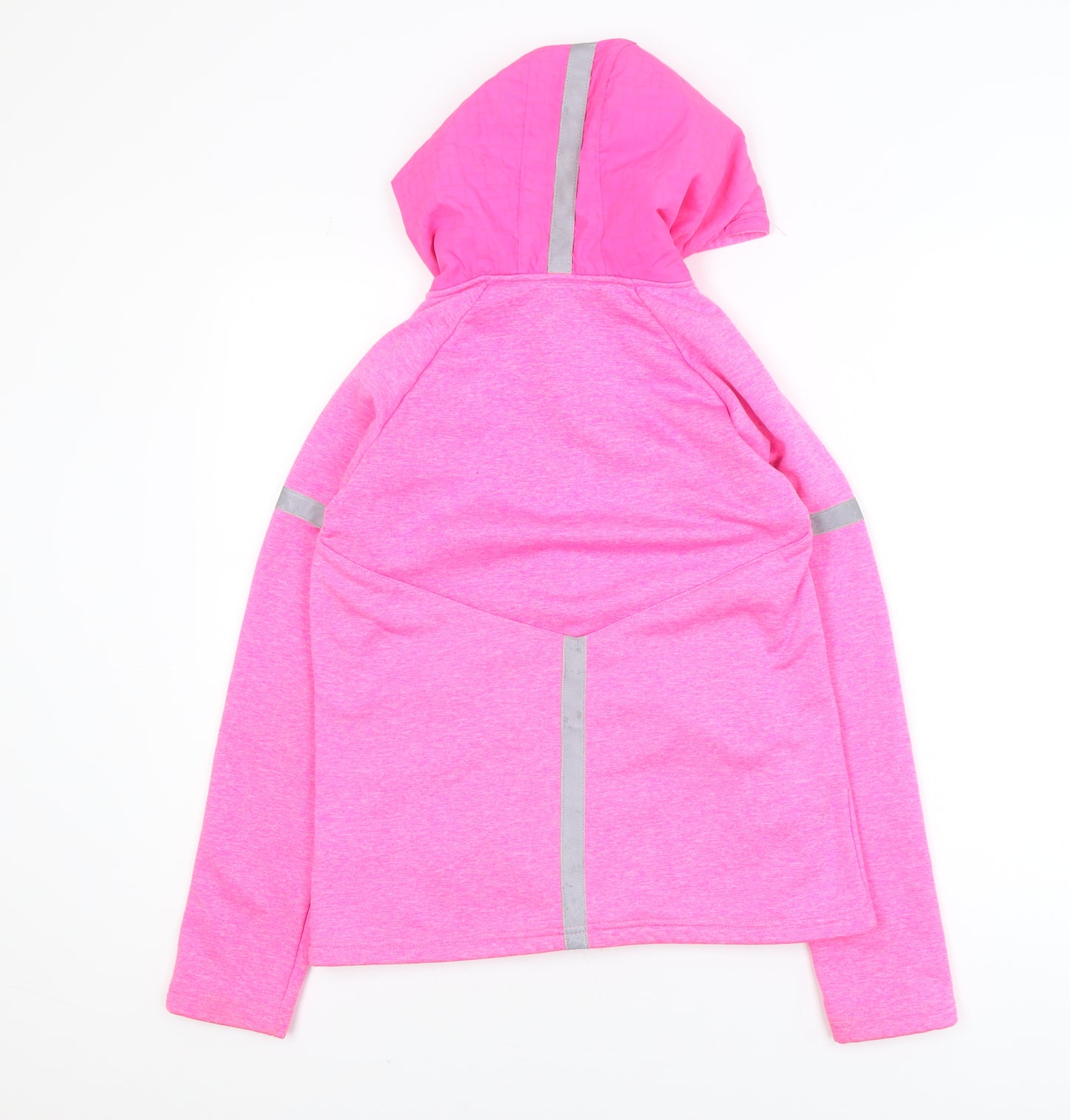 Dunnes Stores Women's Pink Hooded Full Zip Activewear Jacket Size 10