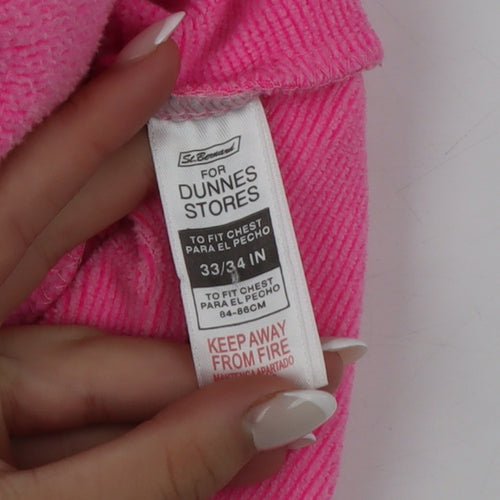 Dunnes Stores Women's Pink Hooded Full Zip Activewear Jacket Size 10