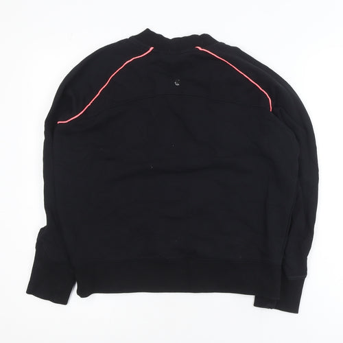 Diesel Womens Black Small Crew Neck Pullover Sweatshirt