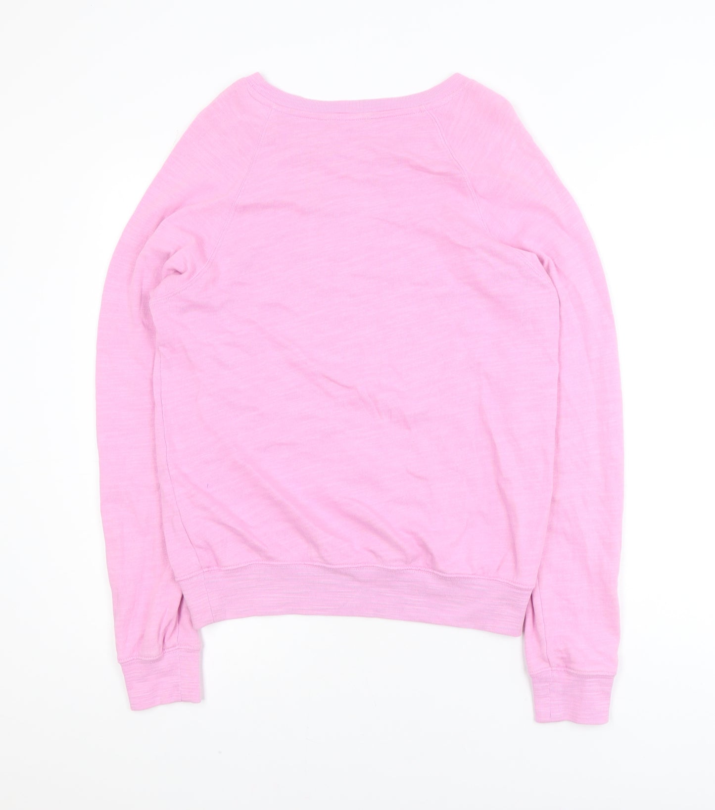 Marks and Spencer Women Pink Los Angeles Cotton Pullover Sweatshirt Size 6