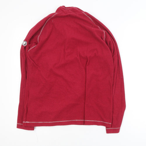 Regatta Women Red 1/4 Zip Fleece Jacket Size 14 Activewear