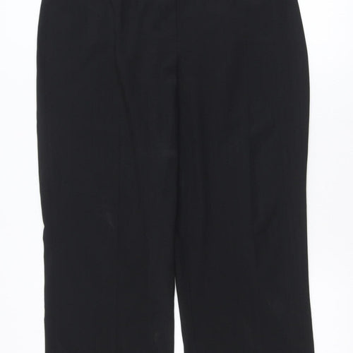 Punt Roma Women Black Size 18 Classic Dress Trousers