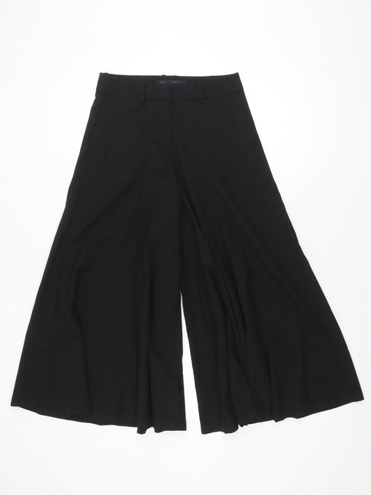 Karen by Simonsen Women's Black Wide-Leg Culottes Size 6