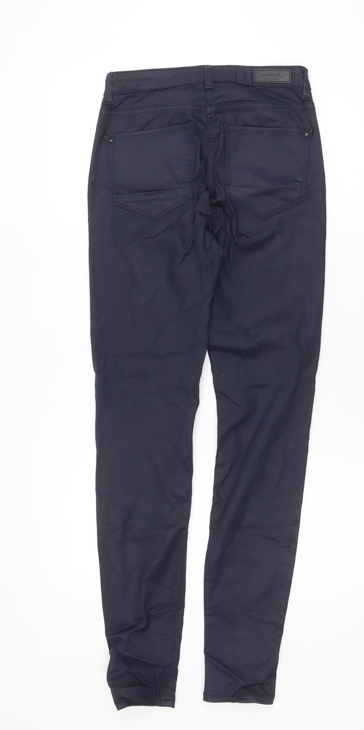 Sandwich Men Blue Slim Fit Chino Trousers Size 32