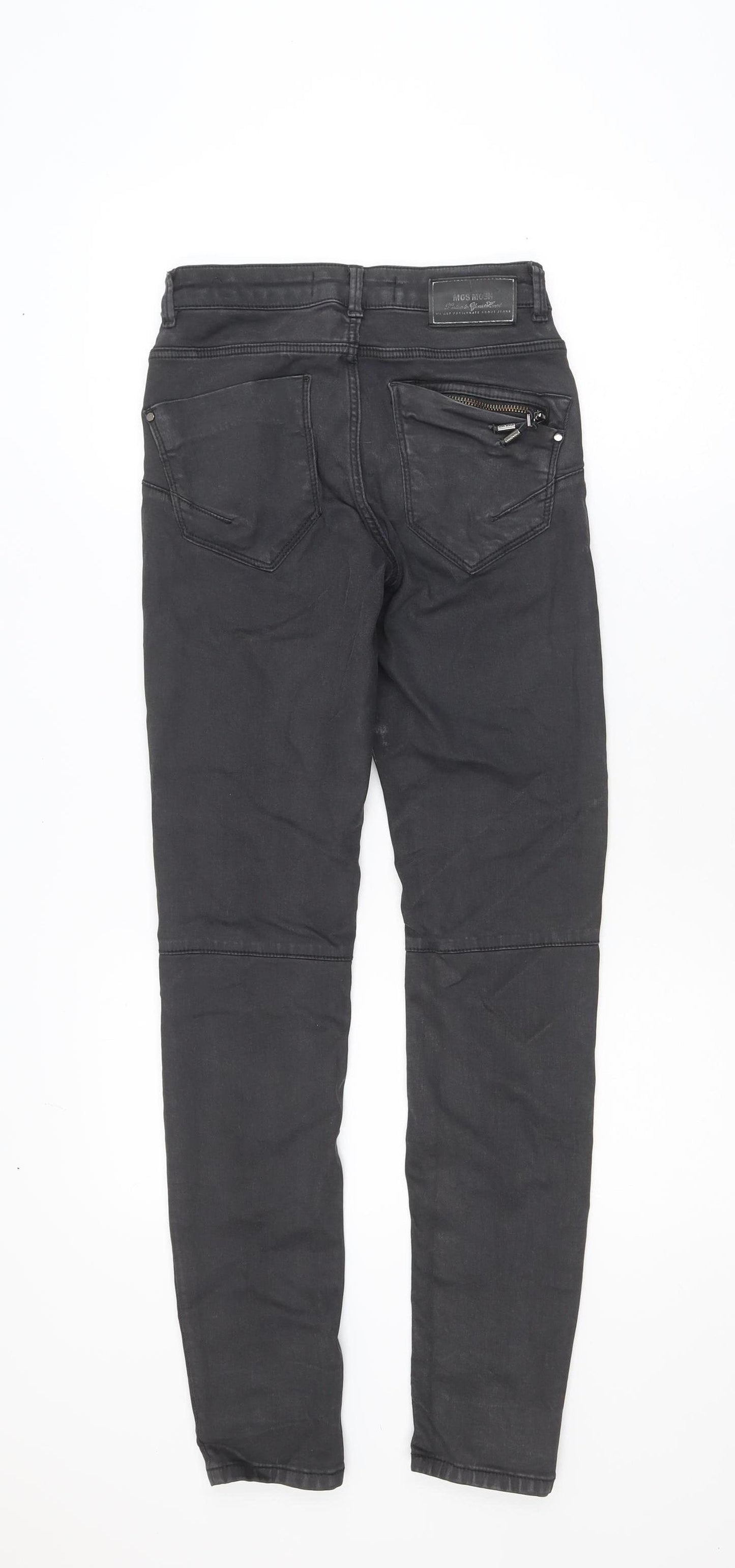 MOS MOSH Women's Black Skinny Jeans Size 24 Studded Pockets