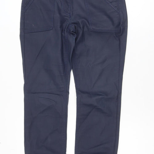 Cecil Women Blue Slim Fit Chino Trousers Size 26