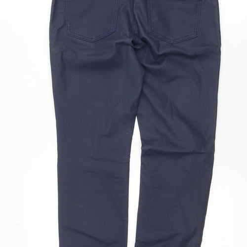 Cecil Women Blue Slim Fit Chino Trousers Size 26