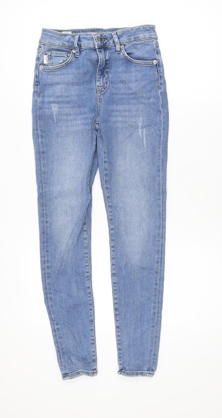 Superdry Women's Blue Skinny Stretch Jeans Size 26/30