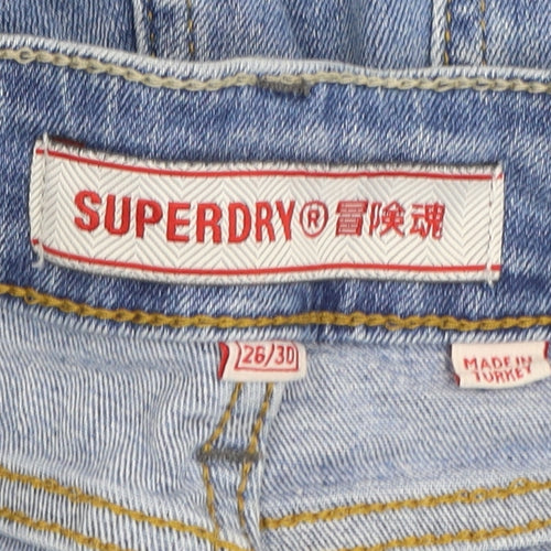 Superdry Women's Blue Skinny Stretch Jeans Size 26/30