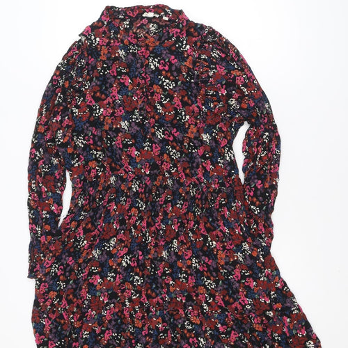 Fat Face Women's Multicoloured Floral Fit & Flare Dress Size 20