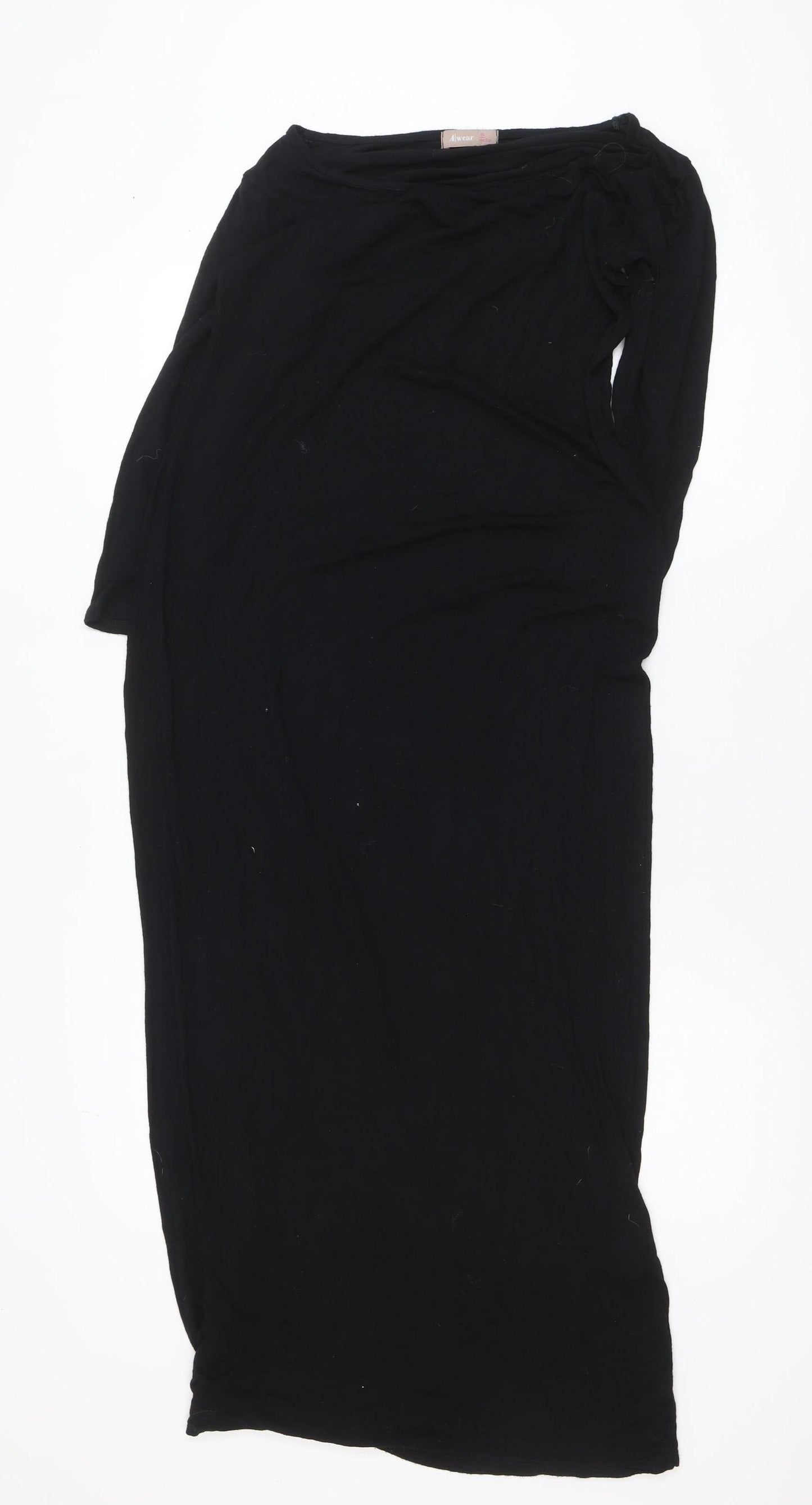 Awear Women’s Black Size 16 Jersey Maxi Dress 3/4 Sleeve