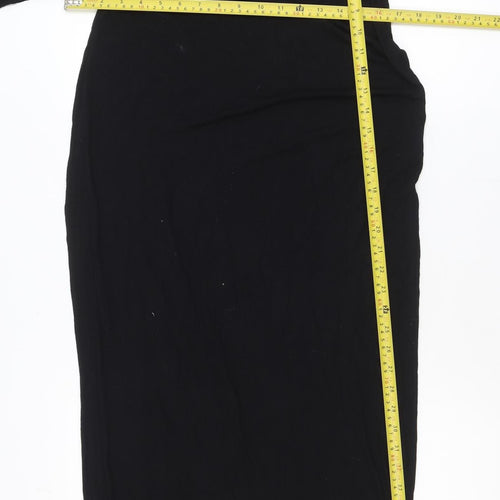 Awear Women’s Black Size 16 Jersey Maxi Dress 3/4 Sleeve