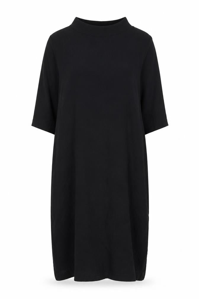 Carolyn Donnelly The Edit Women’s Black Shift Dress UK 16 3/4 Sleeve
