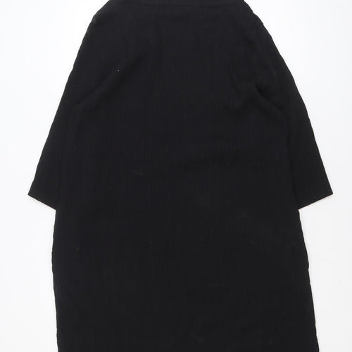 Carolyn Donnelly The Edit Women’s Black Shift Dress UK 16 3/4 Sleeve