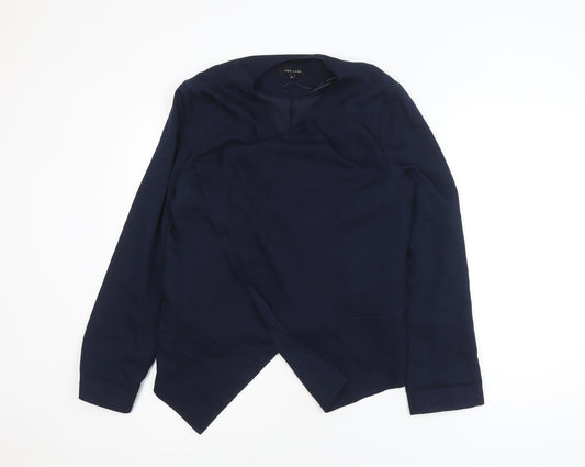 New Look Women Blue Size 14 Long Sleeve Open Cardigan