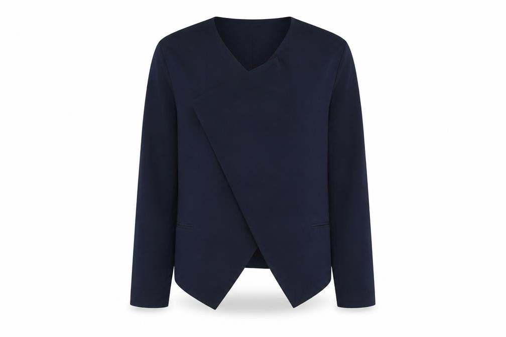 New Look Women Blue Size 14 Long Sleeve Open Cardigan