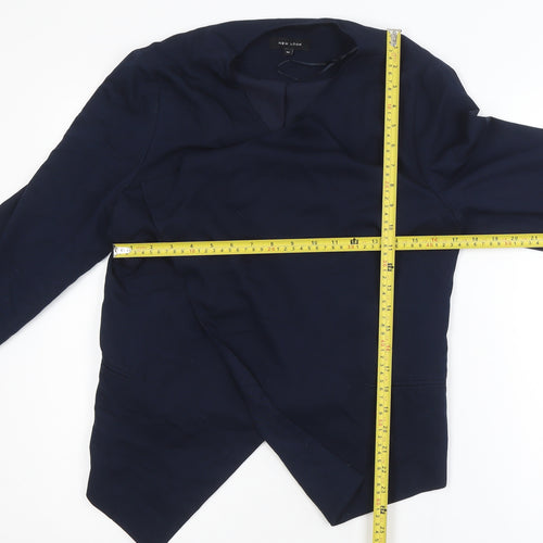 New Look Women Blue Size 14 Long Sleeve Open Cardigan