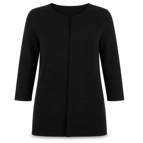 ONLY Women’s Black Tunic Blouse L 3/4 Sleeve Stretch Jersey