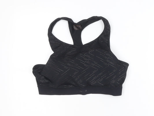 USA Pro Women’s Black Racerback Sports Bra Top Size 18