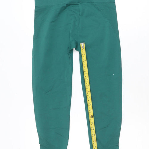 Kappa x Primark Green Seamless High-Waisted Women’s Ankle Leggings Size S