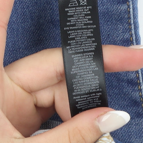 Dunnes Women's Blue Skinny Stretch Jeans Size 8