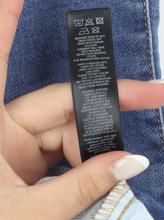 Dunnes Women's Blue Skinny Stretch Jeans Size 8