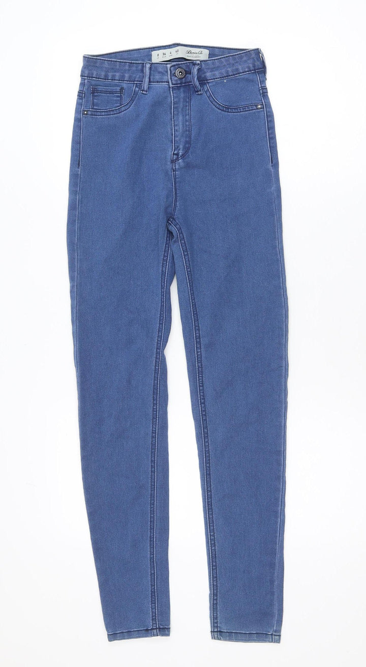 Denim Co Women's Blue Skinny Stretch Jeans Size 8