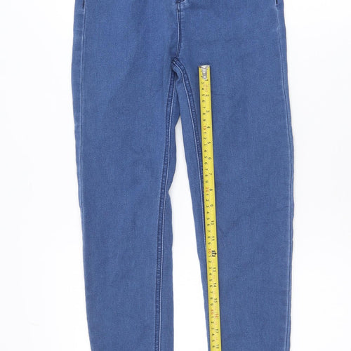 Denim Co Women's Blue Skinny Stretch Jeans Size 8