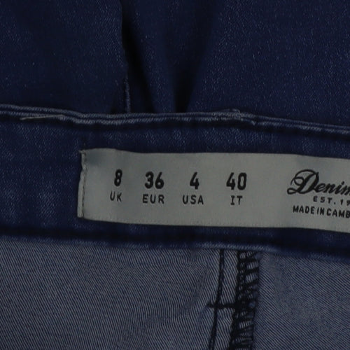 Denim Co Women's Blue Skinny Stretch Jeans Size 8