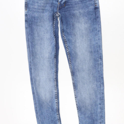 Denim Co. Women's Blue Skinny Jeans Size 12 Regular Fit