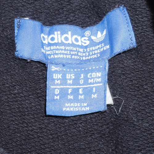Adidas Originals Mens Black M Pullover Sweatshirt Crew Neck Logo